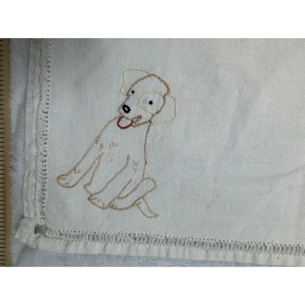 Lot Vtg Assorted Sizes Mixed Lot Cotton Linen Runners‎ Pillowcase Floral Dog